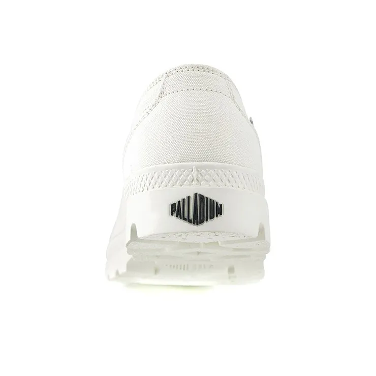 Palladium Anti Slip Wear Resistant Low Top Canvas Shoes Unisex Ecru-3