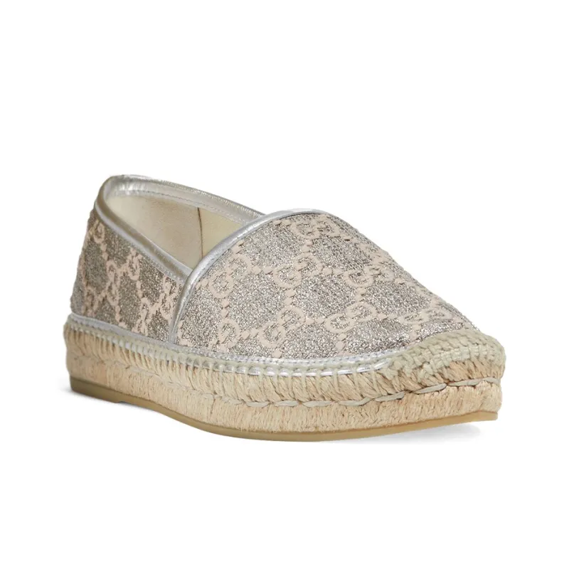 GUCCI Espadrilles Women's Silver-2