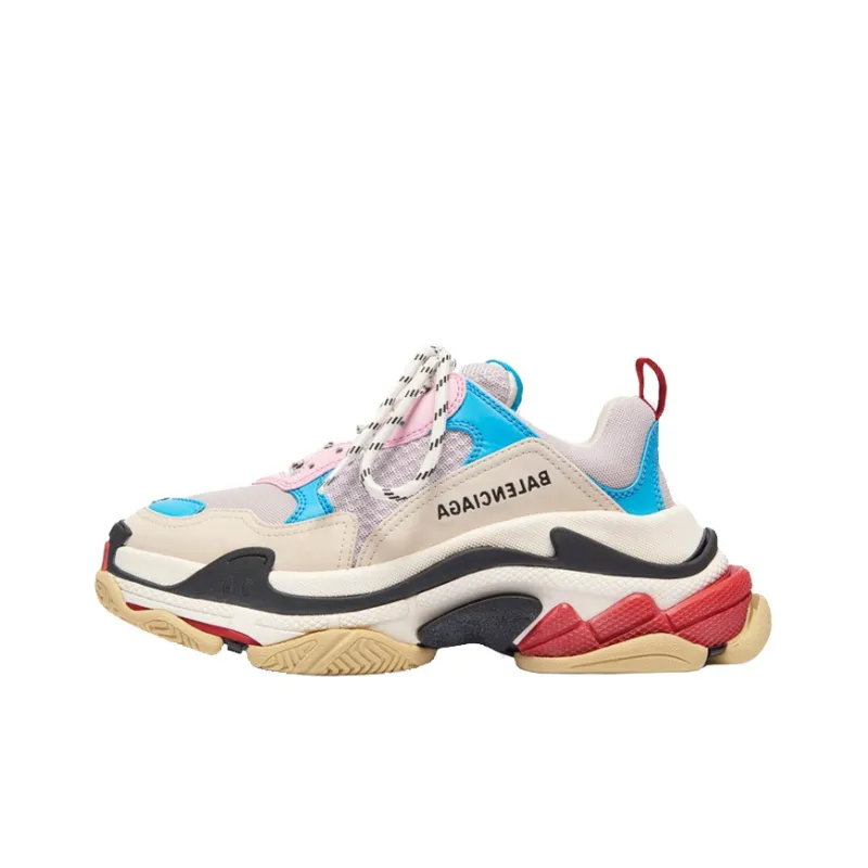 Balenciaga Triple S 'White Blue Pink' 2019 Women's-0