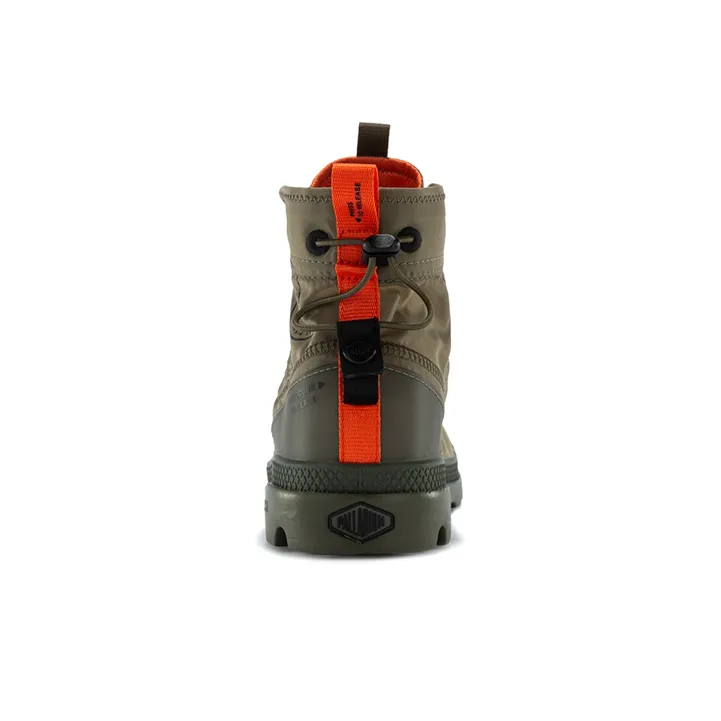 Palladium Pampa Travel Lite Slip Resistant, Abrasion Resistant, Lightweight High Top Canvas Shoes Unisex Dark Green-2