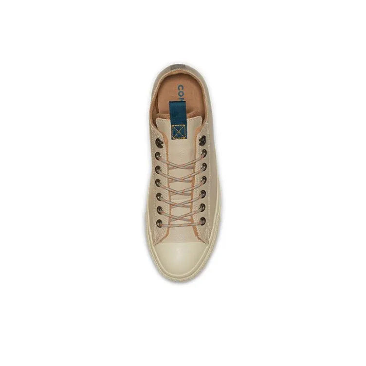 Converse Chuck Taylor All Star Anti Slip And Wear Resistant Breathable Low Top Canvas Shoes Unisex Beige Brown-3