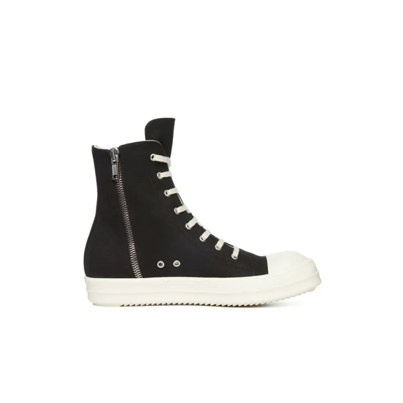 Rick Owens DRKSHDW High Top Black Milk-1