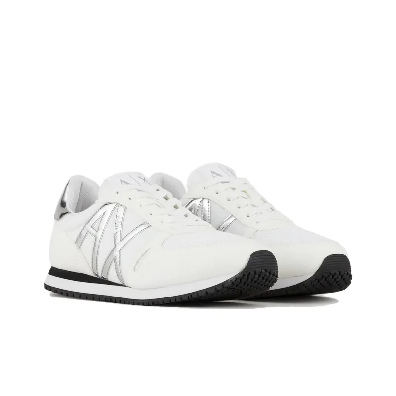ARMANI EXCHANGEAE Cushioning Low Top Casual Shoes Women's White-2