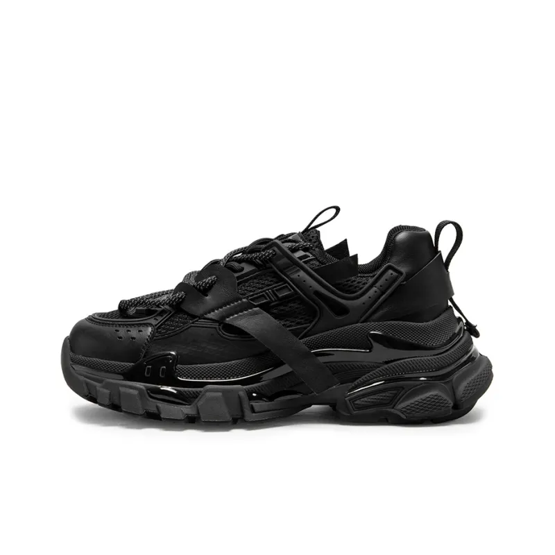 C°BANNER Low Top Chunky Sneakers Women's Black-0
