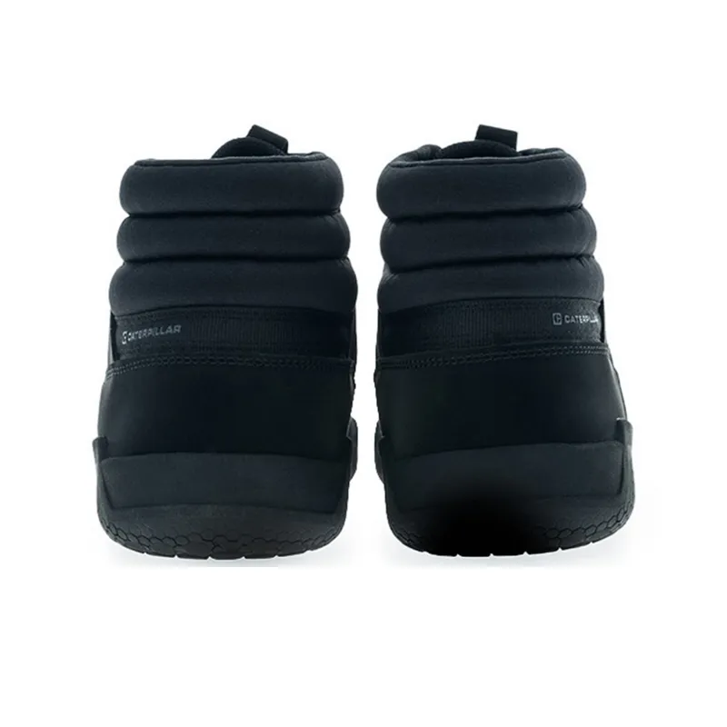 CAT Women's Casual Shoes Unisex High Top Black-2