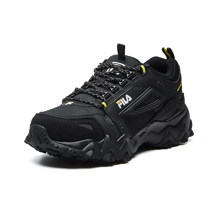 FILA Oakmont Low Top Clunky Sneaker Black/Yellow-1