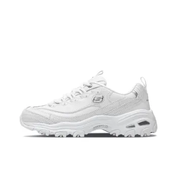 Skechers D'LITES Daddy Shoes 'White Silver' Women's
