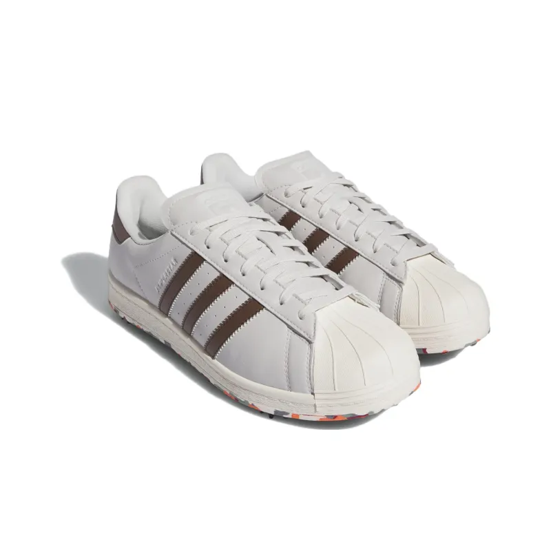 Adidas Superstar Golf Grey Brown-2