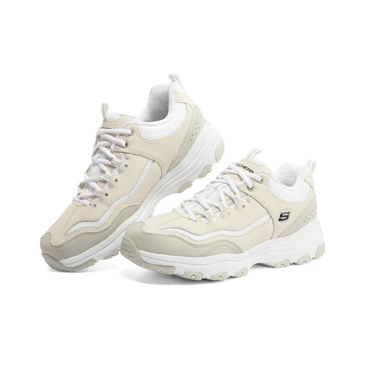 Skechers I Conik Oreo Cushioning, Slip Resistant, Abrasion Resistant, Breathable Low Top Chunky Sneakers Men's Ivory-2