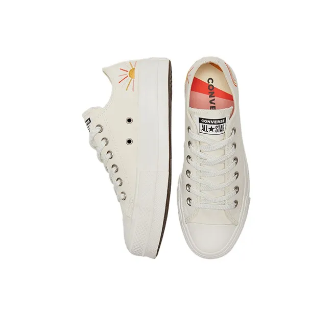 Converse Women's Chuck Taylor All Star Platform Low 'Summer Spirit Sun And Rainbow' Women's-4