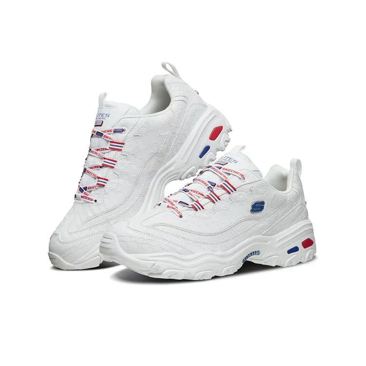 Skechers Snickers X Skechers D'Lites 1.0 Low top Clunky Shoes White-2