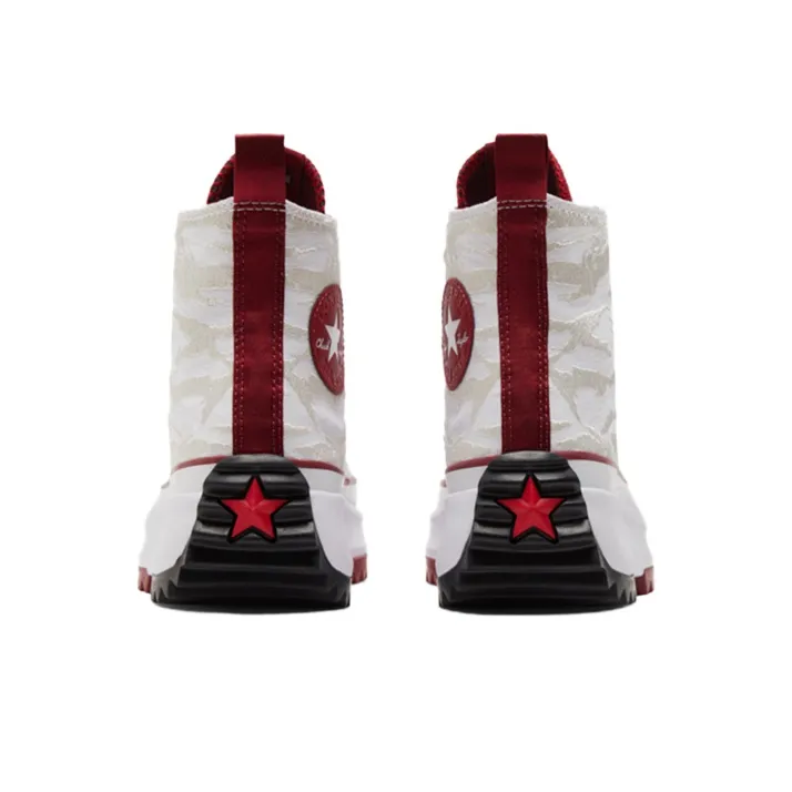 Run Star Converse Hike High 'Chinese New Year White University Red'-3