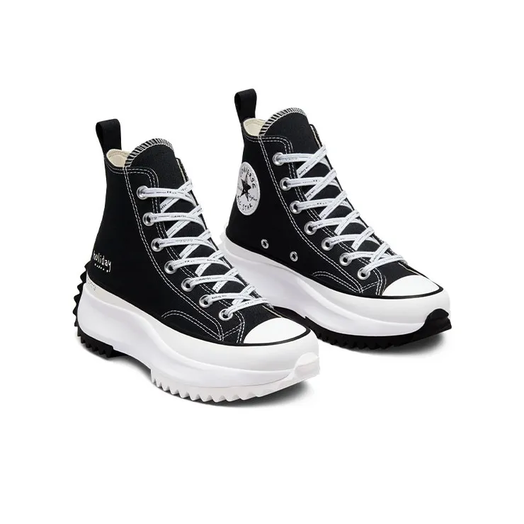 Converse Run Star Hike Hi Holiday Black White-2
