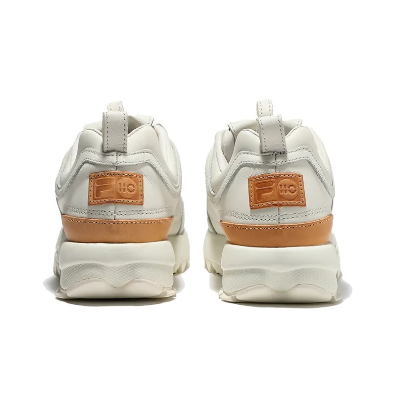 FILA Disruptor 2 Cushioning Anti-Slip And Wear-Resistant Low-Top Chunky Sneakers Unisex Ecru-3