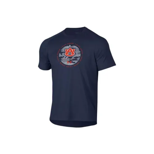 Under Armour Tech T-Shirts Men Navy Blue