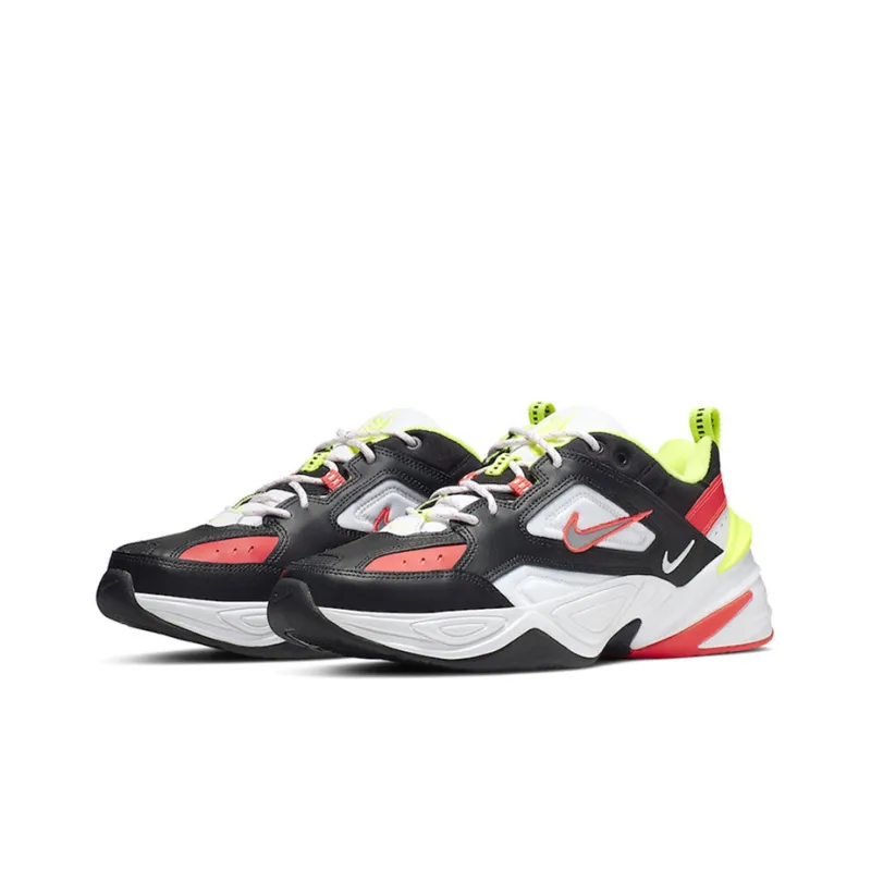 Nike M2K Tekno Black Volt Crimson-2