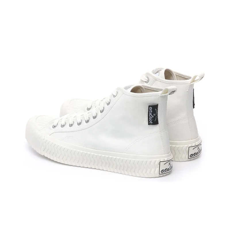 Excelsior Canvas Shoes Unisex High Top White-2