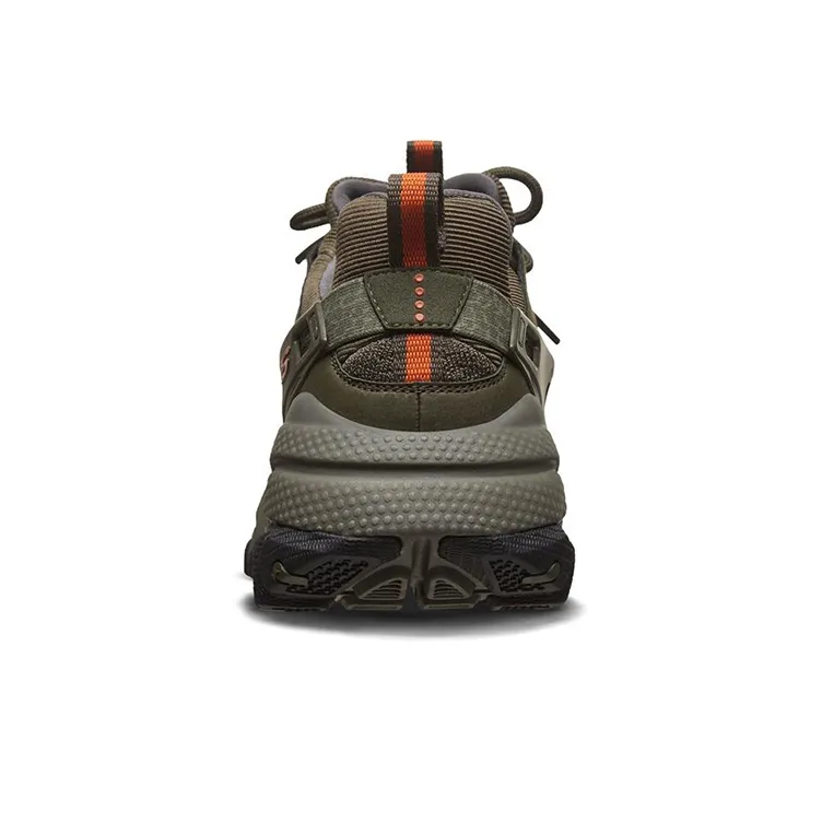 Skechers Sparta-Ma Cushioning Anti-Slip And Wear-Resistant Low-Top Chunky Sneakers Men's Olive Green-3
