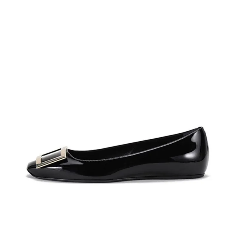 Roger Vivier Trompette Buckle Ballerina Flats Women's-0