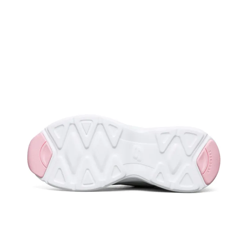Skechers D'Lites Campus Leisure Chunky Shoes White/Pink Women's-4
