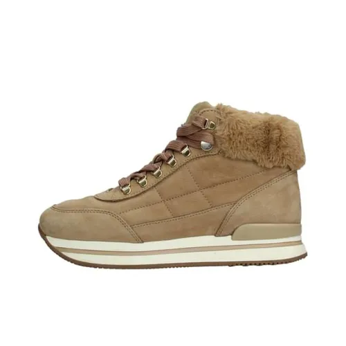 HOGAN Women's Casual Shoes Women's High-Top Camel