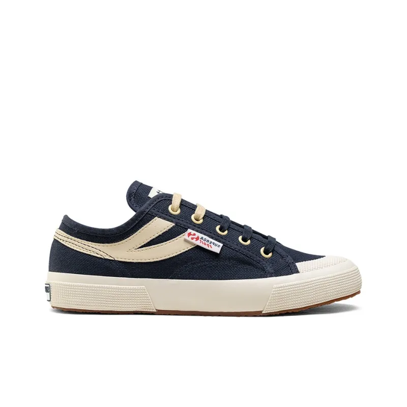 SUPERGA Canvas Shoes Unisex Low-Top Navy Blue-1