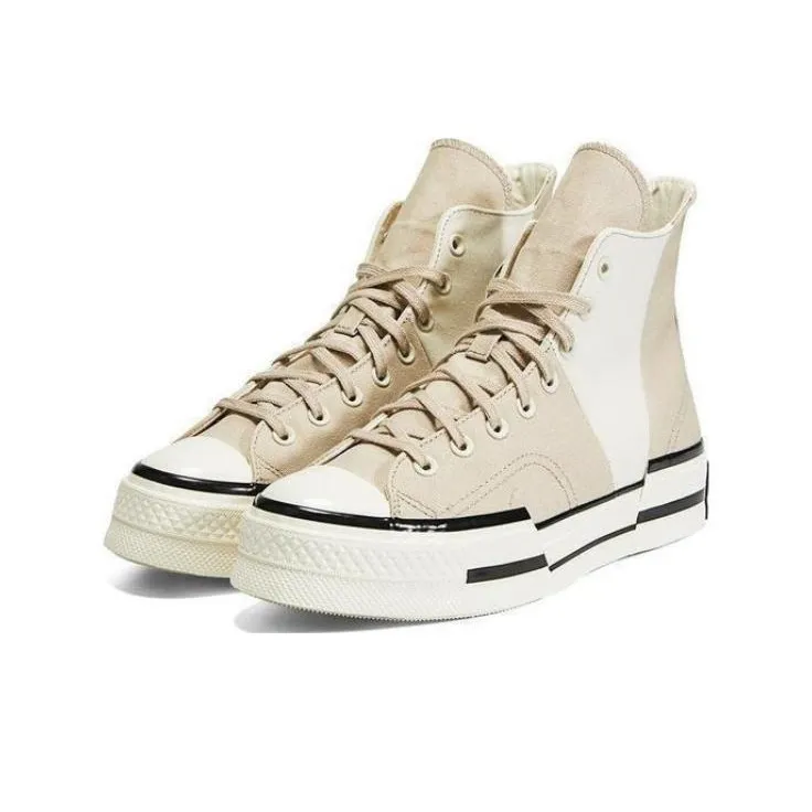 Chuck 70 Converse High Plus 'Logo Collage Beach Stone'-2