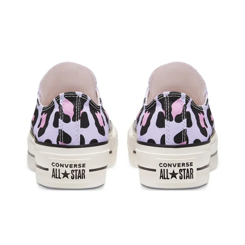 Converse Women's Chuck Taylor All Star Lift Low 'Leopard' Women's-4