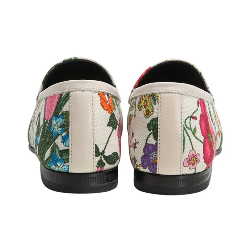 GUCCI Jordaan Casual Single Shoes Women's White-5