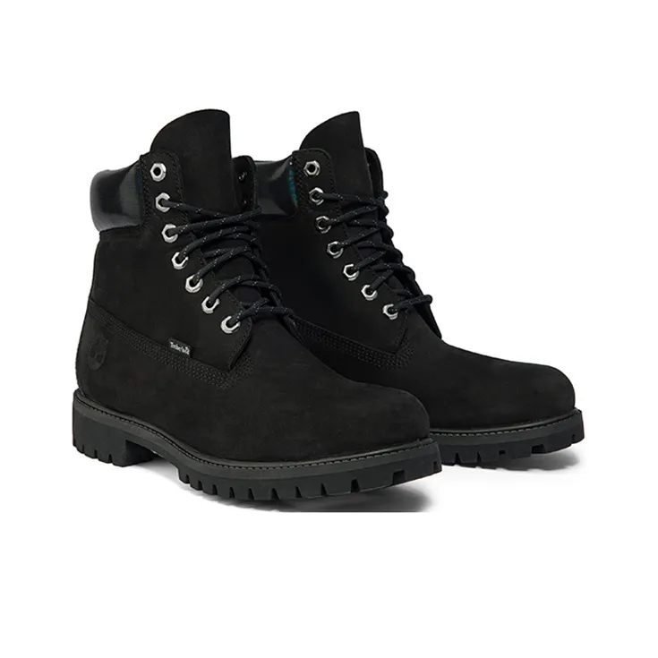 Timberland Premium 6 Inch Waterproof Wide Fit Boot 'Black Nubuck'-3