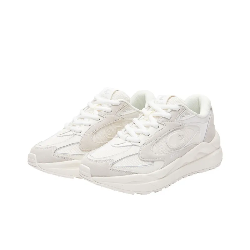 Champion Chunky Sneakers Women's Low Top Milk White/Champion White-2