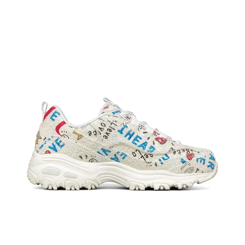 Skechers D'Lites 1.0 Low Top Daddy Shoes Multi Color Women's-1