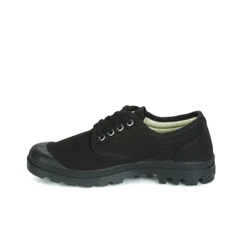 Palladium Pampa Ox Originale Canvas Combat Anti-Slip And Wear-Resistant Breathable Low-Top Canvas Shoes Unisex Black
