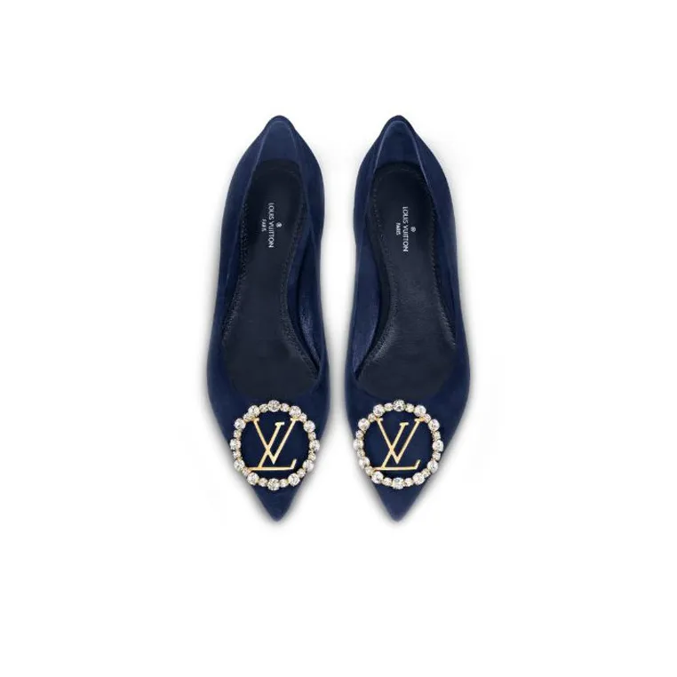 LOUIS VUITTON Madeleine Women's Casual Shoes Women's Military Blue-4
