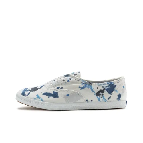 Keds Canvas Shoes Women's Low-Top White/Blue