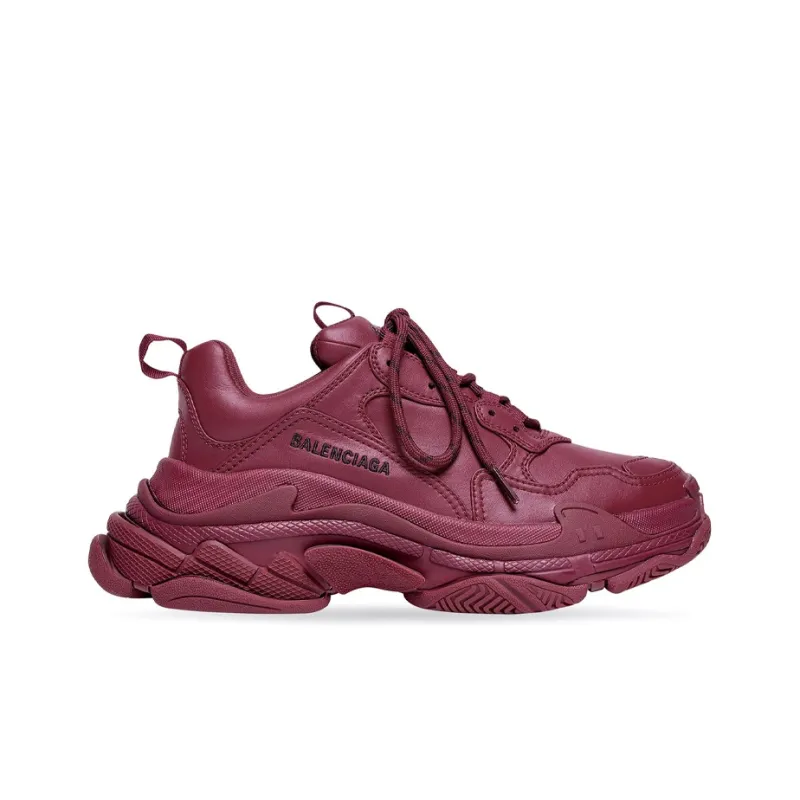 Balenciaga Triple S Sneakers 'Burgundy' Women's-1