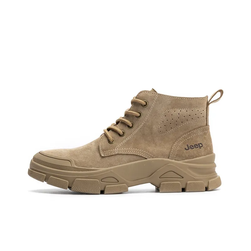 Jeep Outdoor Boots Women's High Top Sand-0