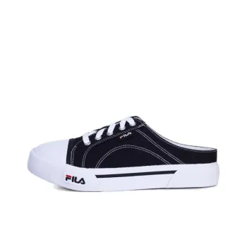 FILA Dongle Series Canvas Shoes Gs Black Women's