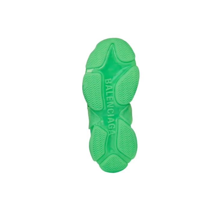 Balenciaga Triple S Clear Sole Fluo Green Women's-5