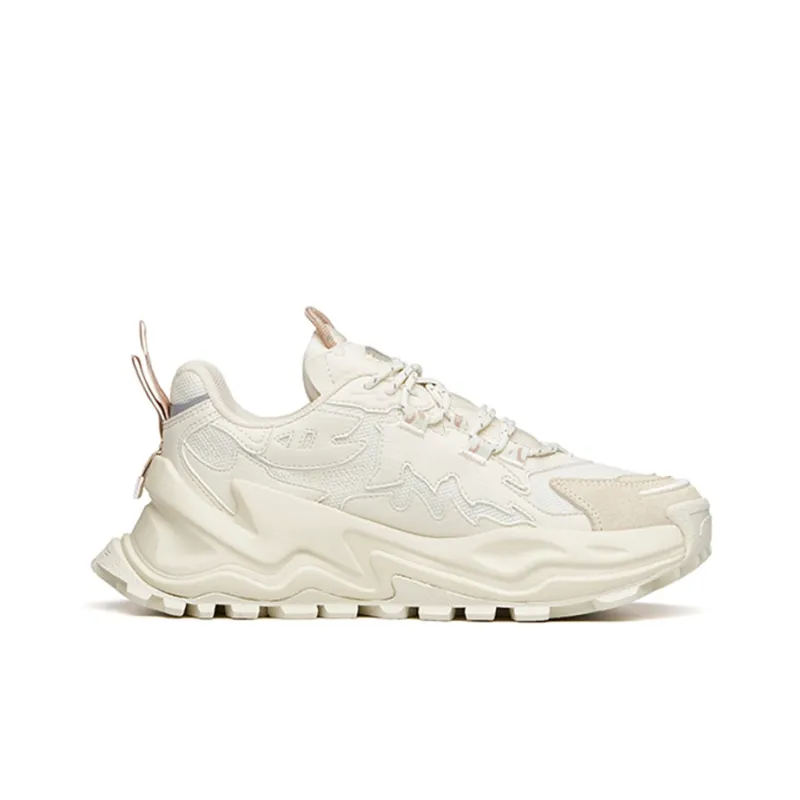 Anta Low Top Chunky Sneakers Men's White Gray-1