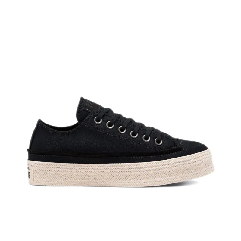 Converse Women's Chuck Taylor All Star Espadrille Low 'Trail To Cove Black' Women's-1