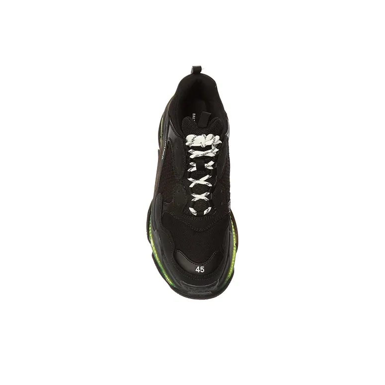 Balenciaga Triple S Sneaker 'Black Yellow Fluo'-3