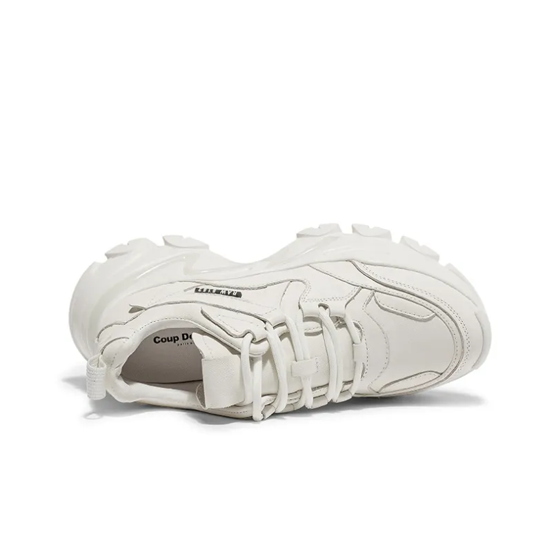 Coup De Foudre Wear-Resistant Moisture-Wicking Height Increasing Low-Top Chunky Sneakers Women's-8