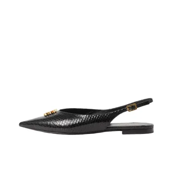 Burberry Ballet Flat Shoes Women's Black