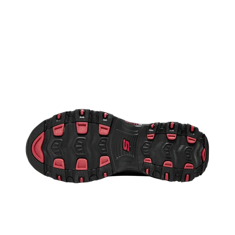 Skechers D'LITES 1.0 'Black Red'-2
