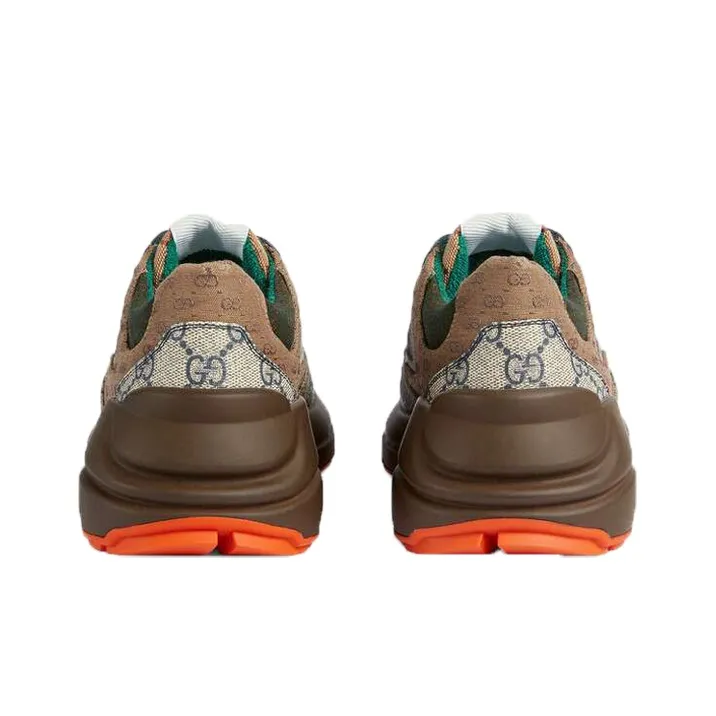 GUCCI Women's Gg Rhyton 'Beige Brick Red' Women's-3