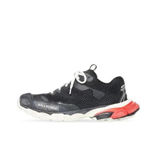 Balenciaga Track.3 Sneaker 'Worn-Out - Black Red'