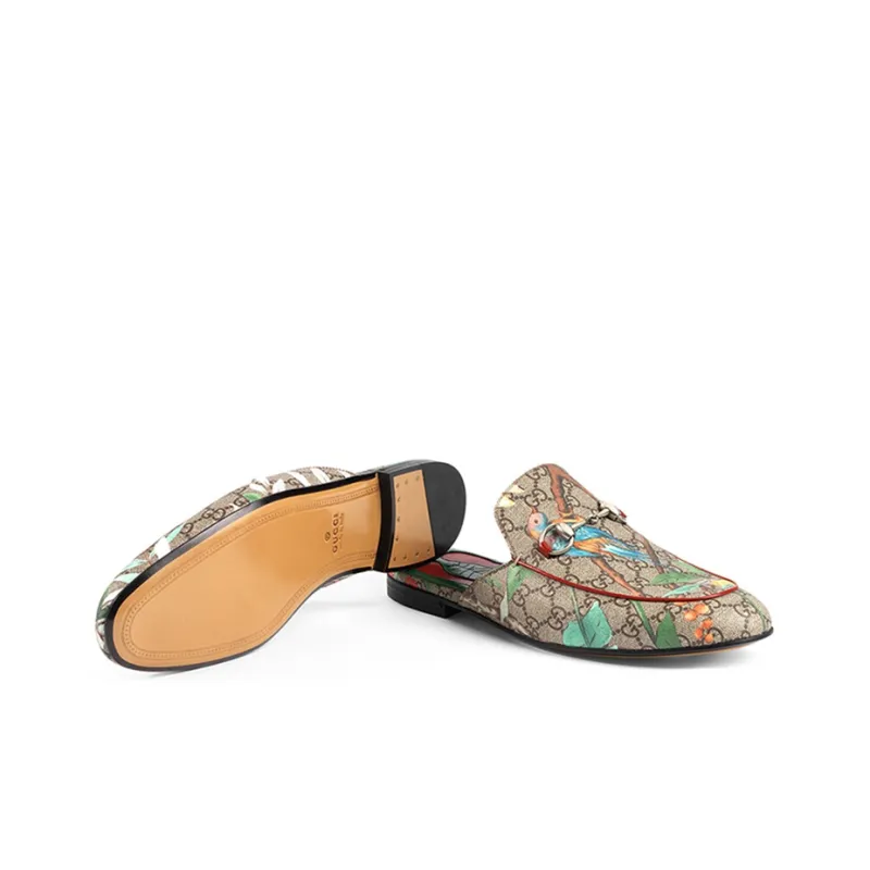 GUCCI Princetown Women's Casual Shoes Men's Ebony-2