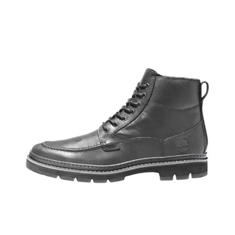 Timberland Port Union Moc Toe Waterproof Leather Boot 'Black'-0