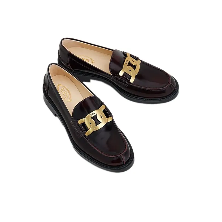 TOD'S Chain plaque Loafers Women's-2